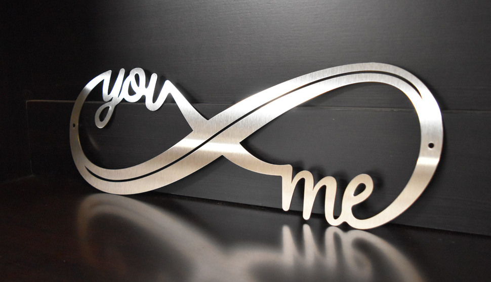You and Me Infinity - Brushed Stainless steel