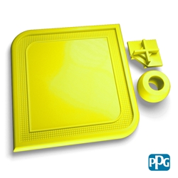 PPG Fluorescent Yellow Fluorescent, Yellow, TGIC, bright, neon, glowing, glow