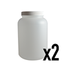 2 lb. Empty Container (2 pack) - DISCONTINUED 2 lb Empty Container, bottle, bottles