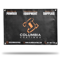 Columbia Coatings Vinyl Banner columbia, coatings, banner, vinyl, shop, sign
