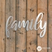 Family Lettering - FMLY-LETTER