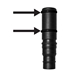 Heavy Duty Black O-Ring for Gun Barb - DISCONTINUED - STEM-MD3-03-HD-GP