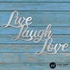 Live Laugh Love Live Laugh Love, live, laugh, love, lettering, script
