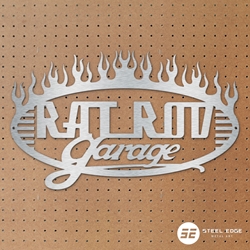 Rat Rod Garage Flames Rat Rod Garage Flames, rat, rod, garage, flames, fire, flame