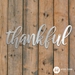 Thankful Lettering - T-LETTER