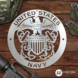US Navy Crest - Circle us, united, states, navy, crest, usa,